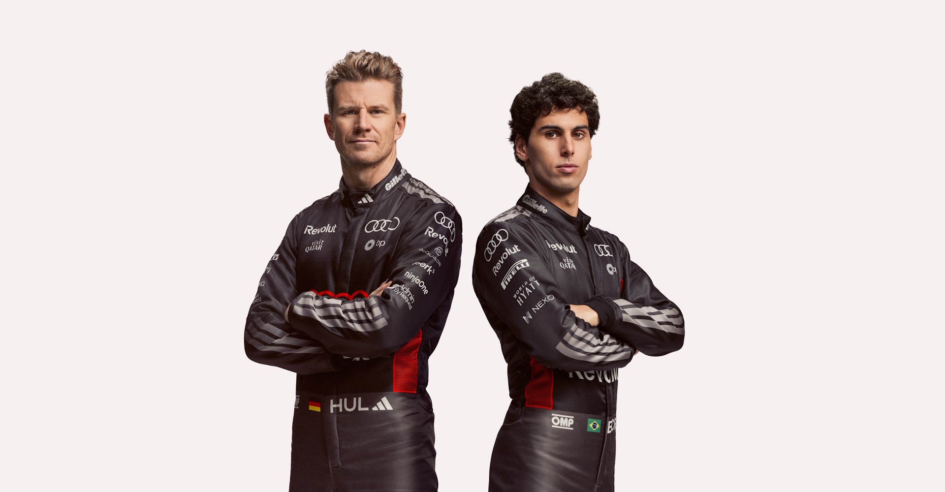 Voznika ekipe Audi Revolut F1 Team Nico Hülkenberg in Gabriel Bortoleto, kombinacija izkušenj in mladosti