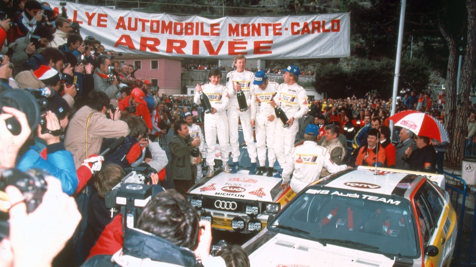 Podelitev nagrad na WRC Monte Carlo 1984.