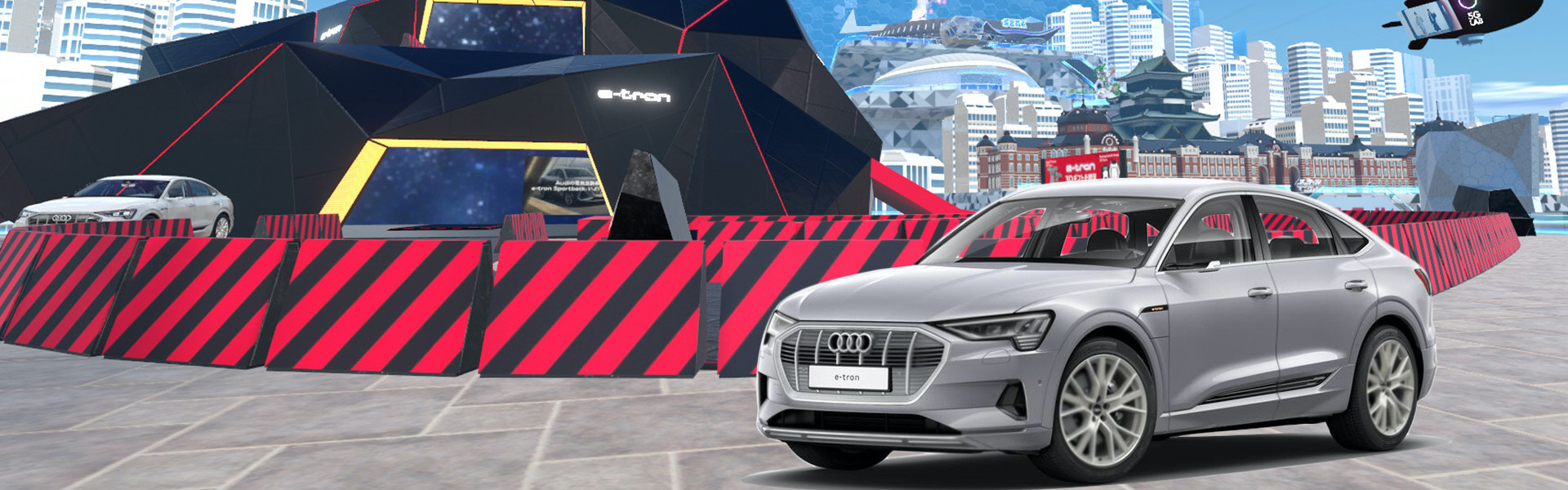Audi e-tron Sportback v virtualnem svetu Virtual 4
