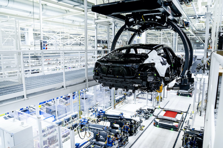 Proizvodnja Audi e-tron GT v Böllinger Höfe