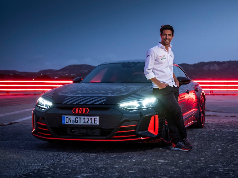Lucas di Grassi in Audi RS e-tron GT prototip