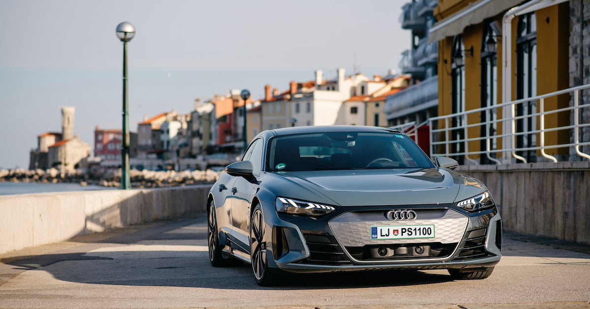 Električni Audi e-tron GT quattro osvaja slovenske ceste