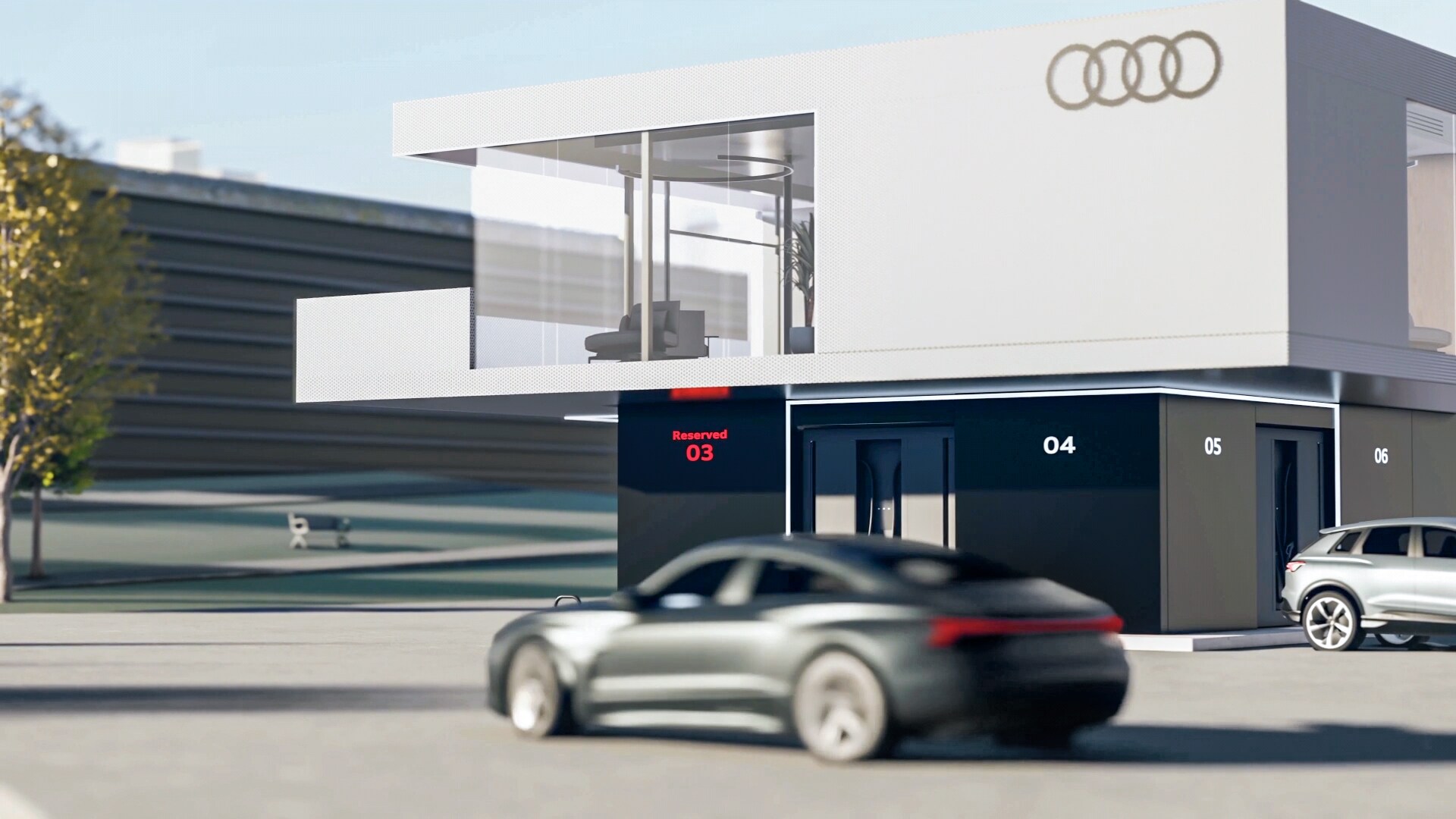 Polnilno središče Audi