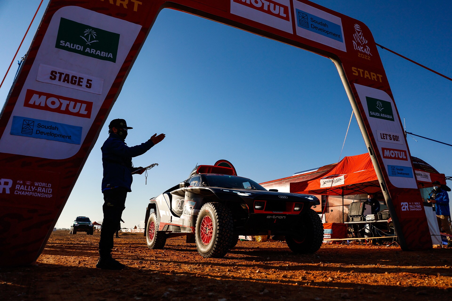 Rally Dakar in dirkalnik Audi RS Q e-tron