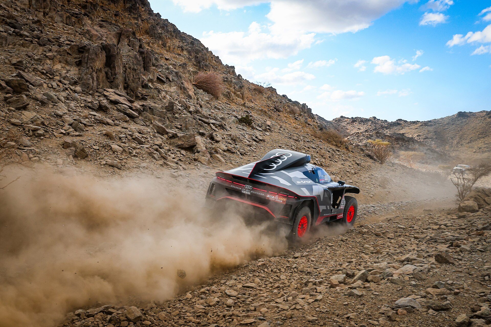 Rally Dakar in dirkalnik Audi RS Q e-tron