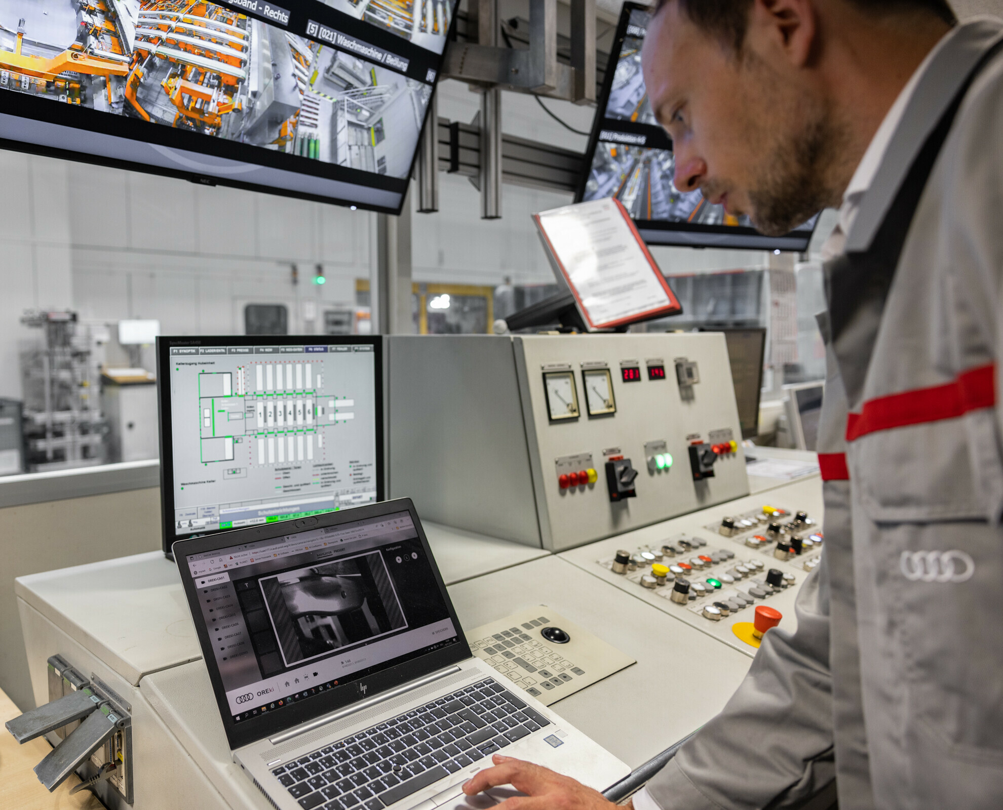 Uporaba umetne inteligence v tovarni v Ingolstadtu