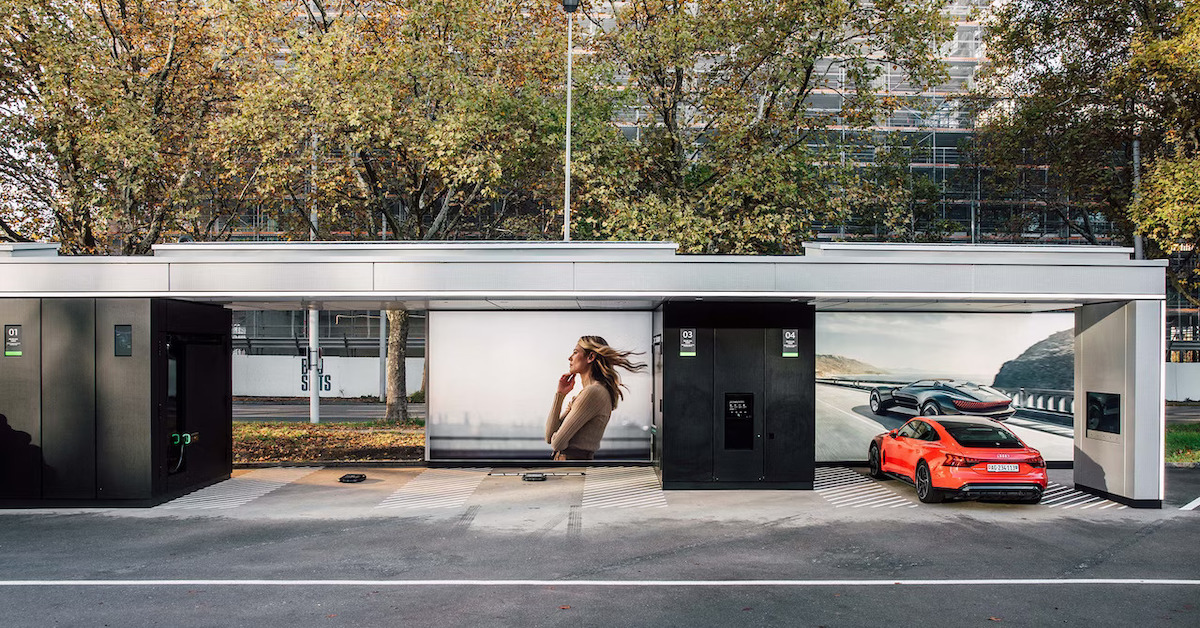 Audi charging hub: prilagodljivo, trajnostno in priročno polnjenje