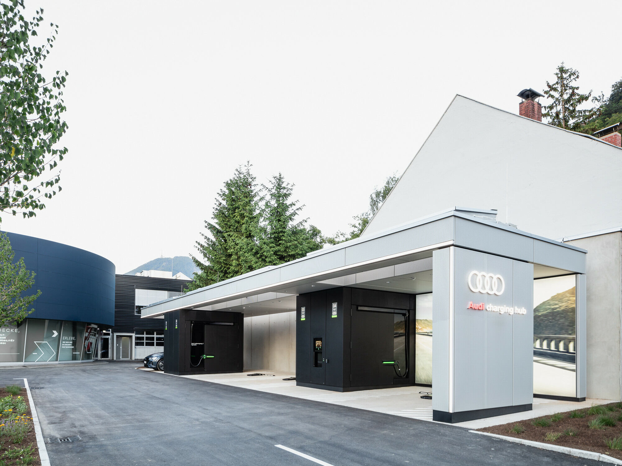 Polnilno središče Audi v Salzburgu