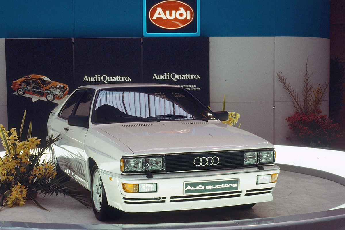40 let, 40 številk, 40 slik: zanimiva dejstva in zgodbe o Audijevi tehnologiji quattro.