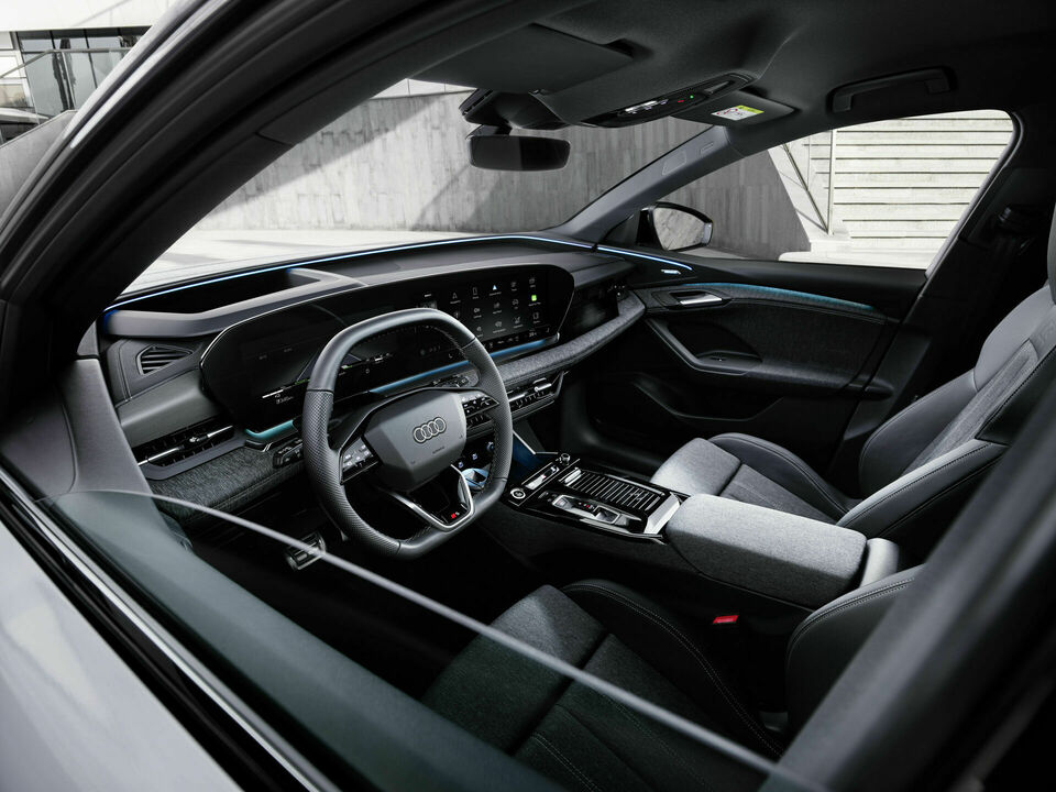 Notranjost prototipa Audi Q6 e-tron.