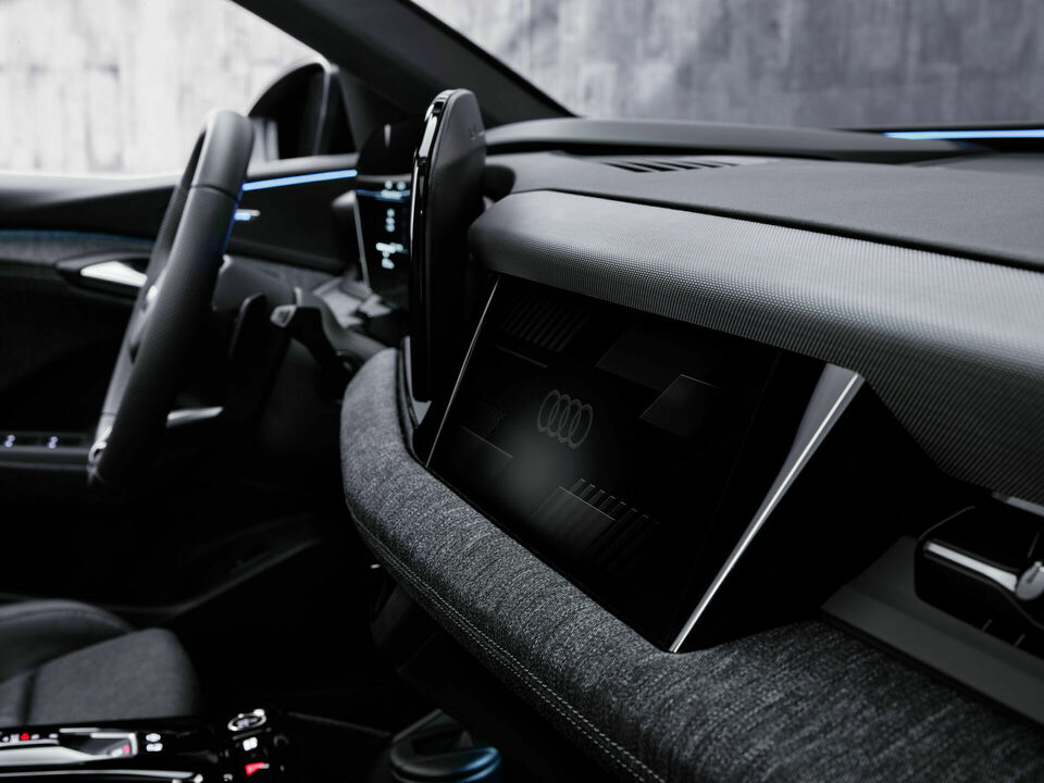 Notranjost prototipa Audi Q6 e-tron.