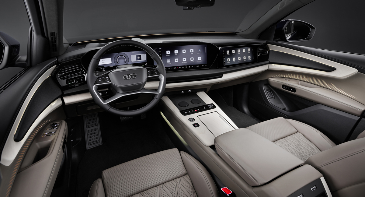 Notranjost modela Audi Q9.