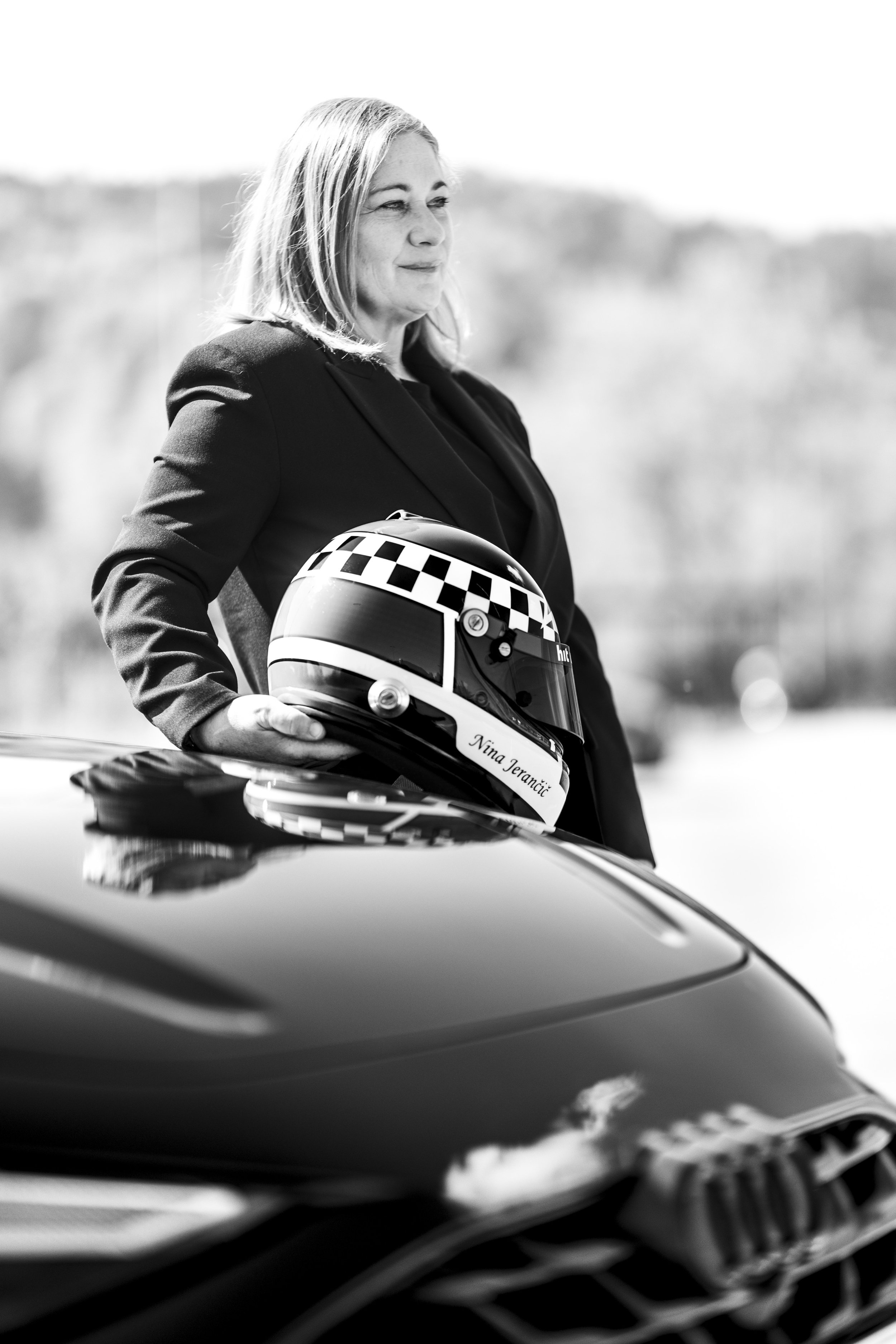Nina Jerančič, nekdanja dirkačica in strokovna komentatorka Formule 1®