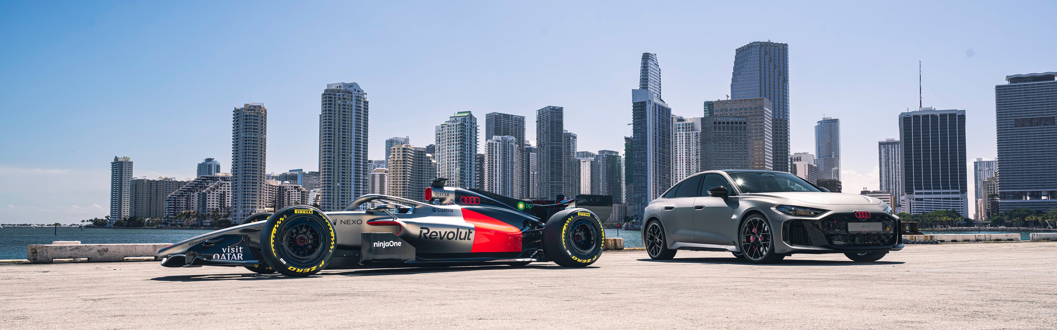 Na veliki nagradi Miamija je novi Audi RS 5 prvič nastopil v programu F1® Pirelli Hot Laps. 