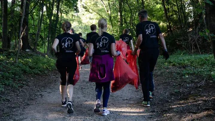 Poletni plogging v Ingolstadtu.