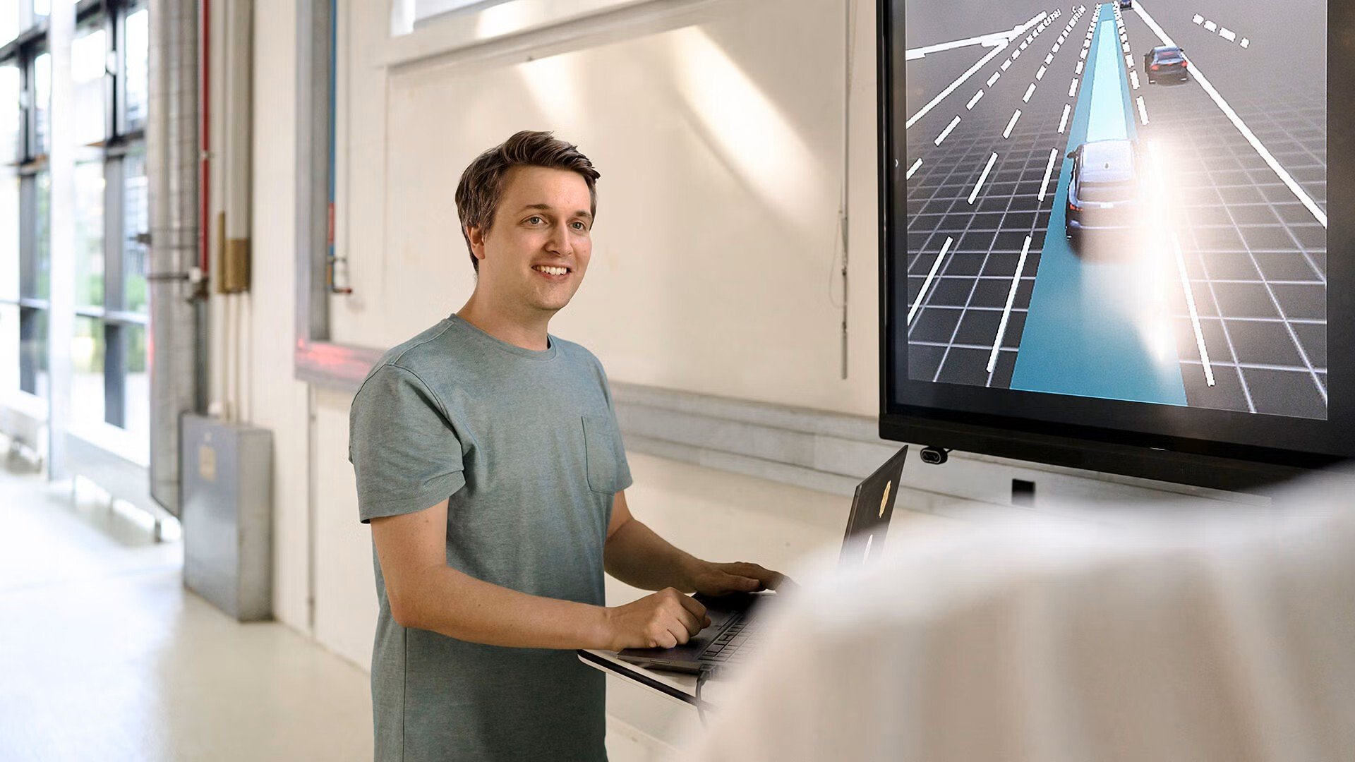 Podatkovni znanstvenik Jan Totz razvija sisteme za avtonomno vožnjo.