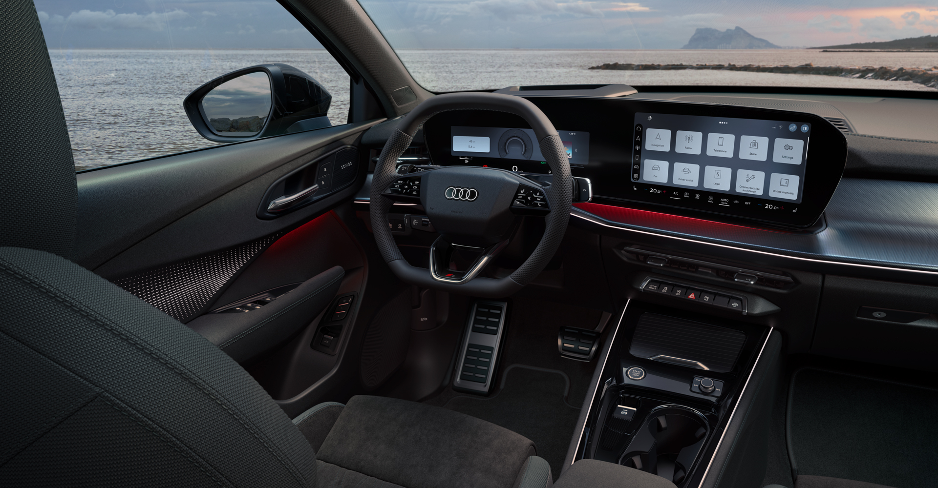 Harmonija v gibanju: notranjost modela Audi Q3