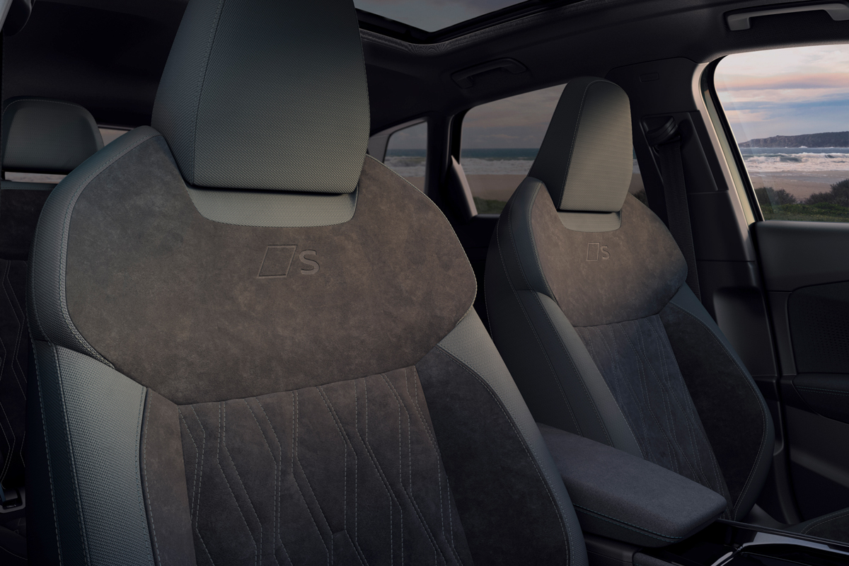 Notranjost modela Audi Q3 je izdelana iz trajnostnihi materialov.