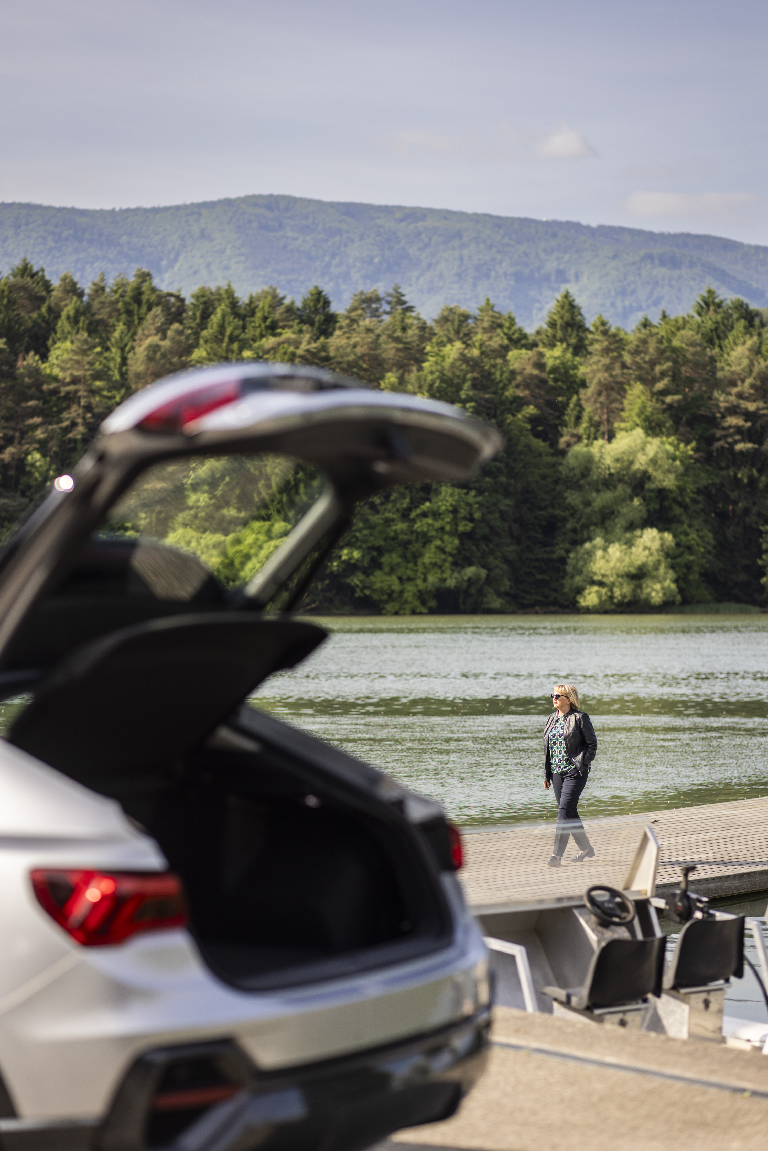 Pediatrinjo Suzano Škorjanc Antolič sprošča vožnja v njenem vozilu Q3 Sportback