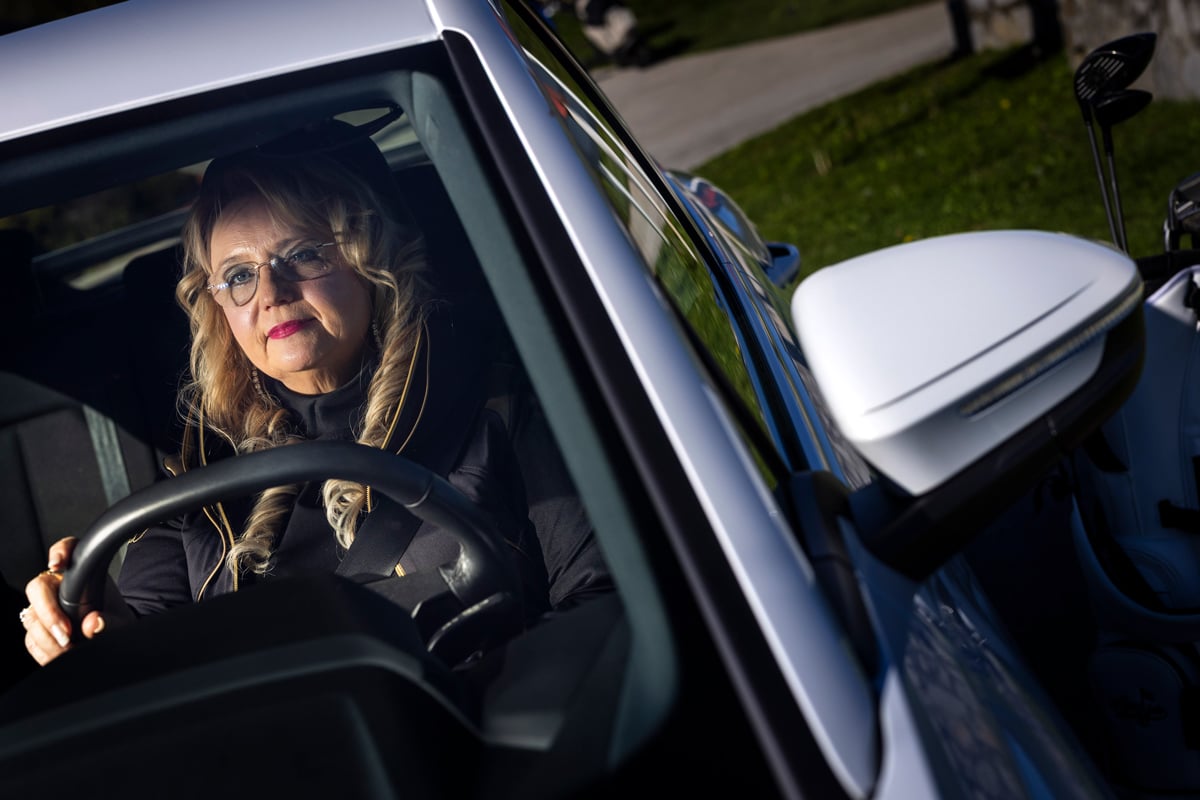 Ljudmila Bogataj in Audi Q4 Sportback e-tron