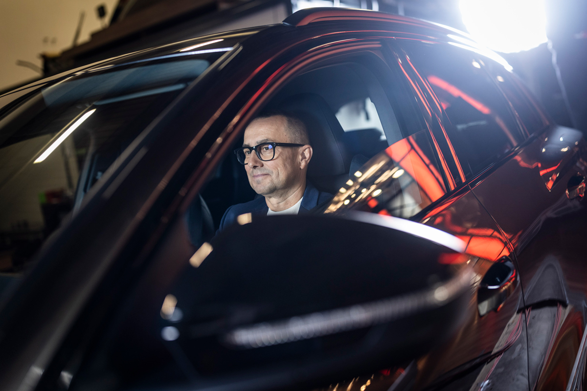 Aleš Muhič v Audiju Q6 e-tron