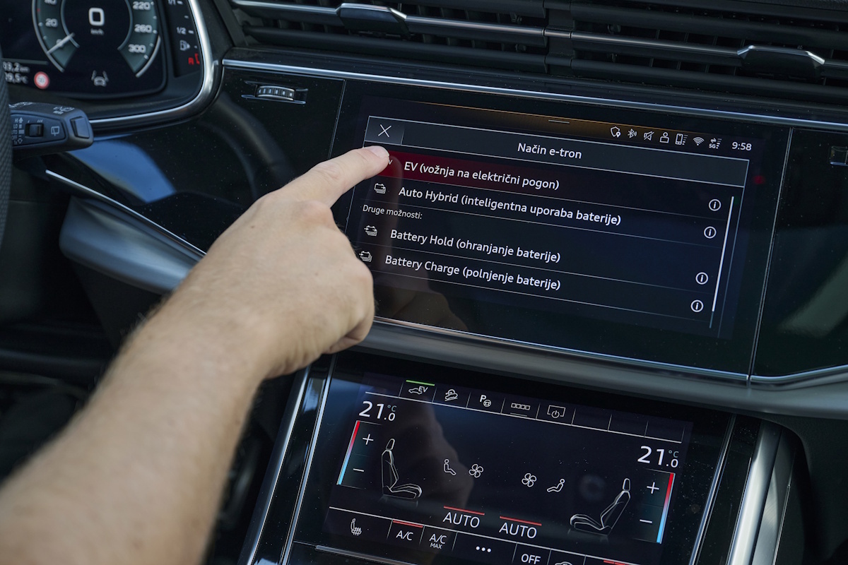 Jordan Litaj: Izbira načinov vožnje v priključnem hibridu Audi Q8 TFSI e.