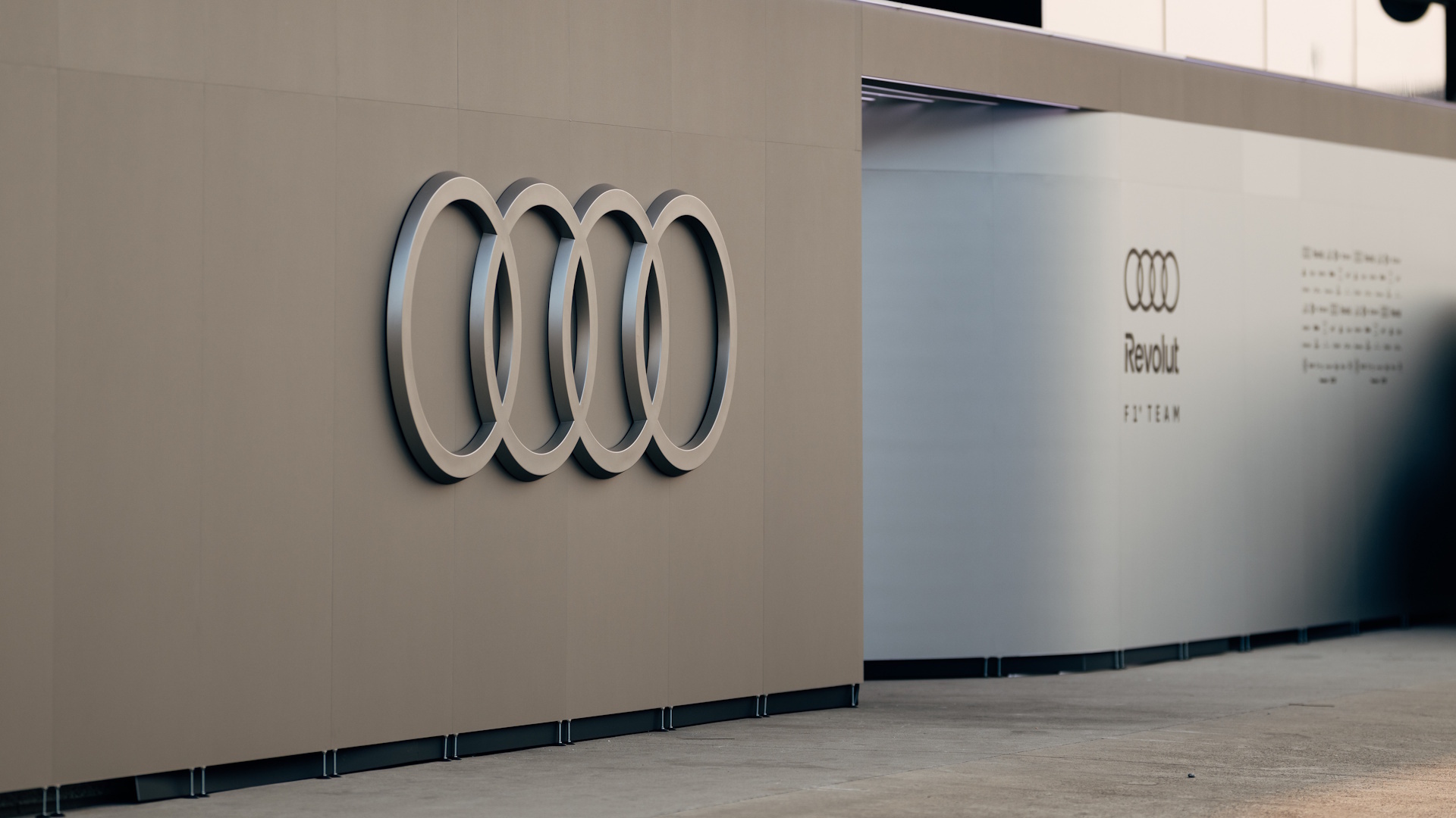 Prostori Audi Revolut F1® Team